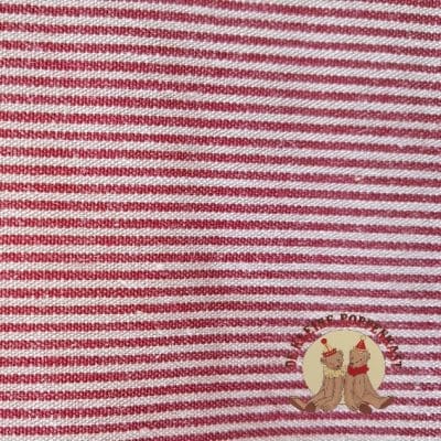 Rood gestreepte stof SS2