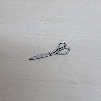 Miniatuur kleermakersschaar voor poppenhuis - 1:12